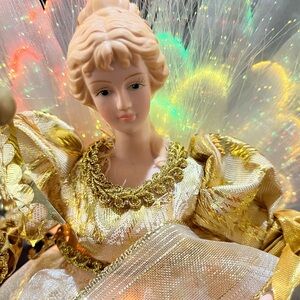 Vintage 12” Fiber Optic Angel
